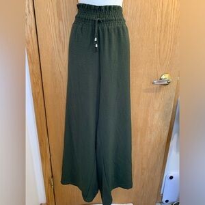 XXl flowy green dress wide leg pants